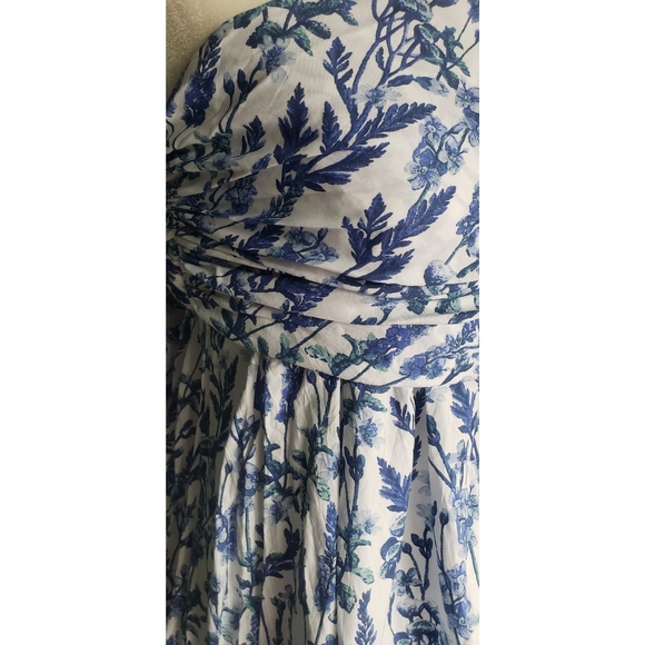 J.Crew Collection strapless bow-back maxi dress in meadow print - Picture 10 of 15